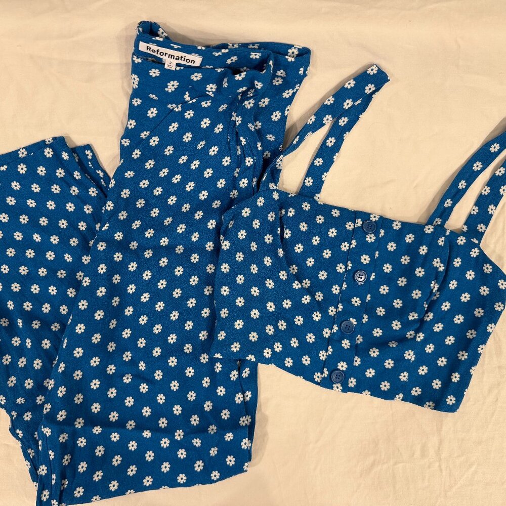 Reformation River Two-Piece Set – Size 2